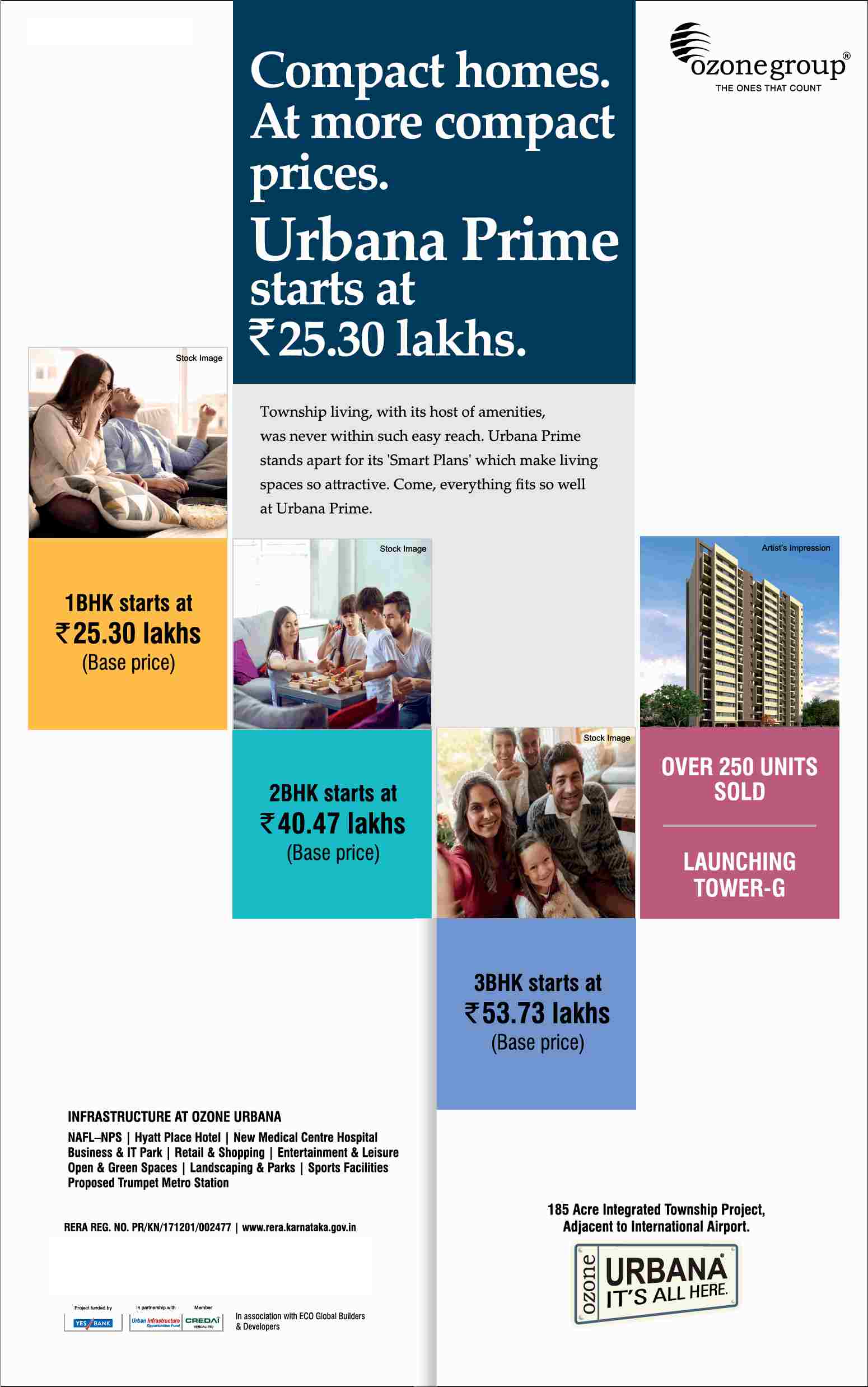 Enjoy the township living at Ozone Urbana Prime in Devanahalli, Bangalore